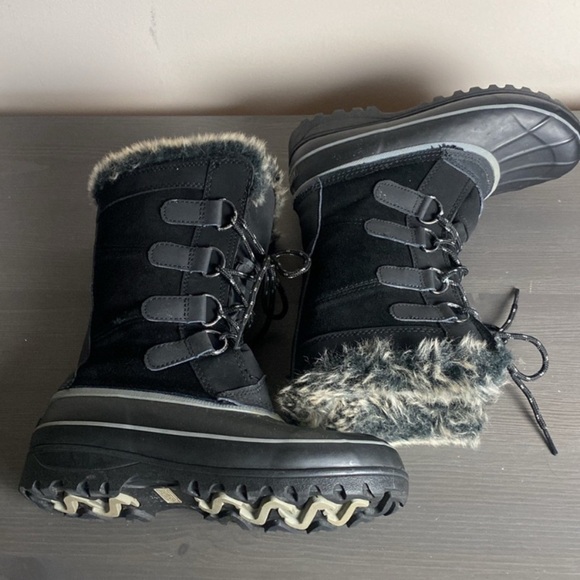 Khombu North Star Waterproof Winter
Thermolite Snow Boots Black Size 7 - Picture 3 of 10